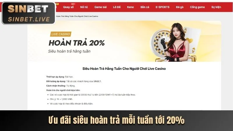 Chương trình hoàn trả casino và thể thao f1686 apk